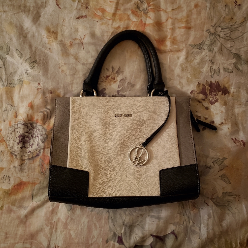 Nine West | Structured Color Block Square Handbag
